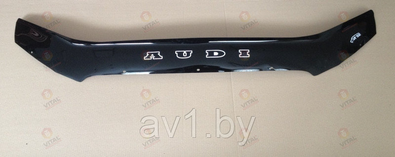 Дефлектор капота (мухобойка) Audi Q3 (c 2012 - ) / Ауди Q3 (c 2012 г. - ) (VT52) - фото 1 - id-p189226929