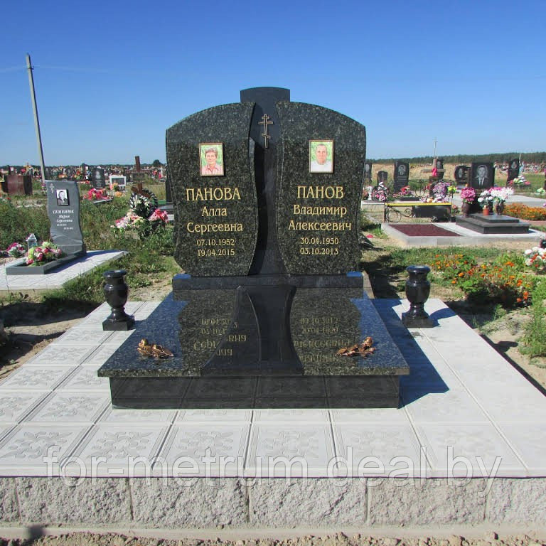 Памятник двойной 489-Д - фото 1 - id-p189235988