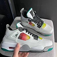 КРОССОВКИ Jordan 4 Retro Lucid Green Rasta