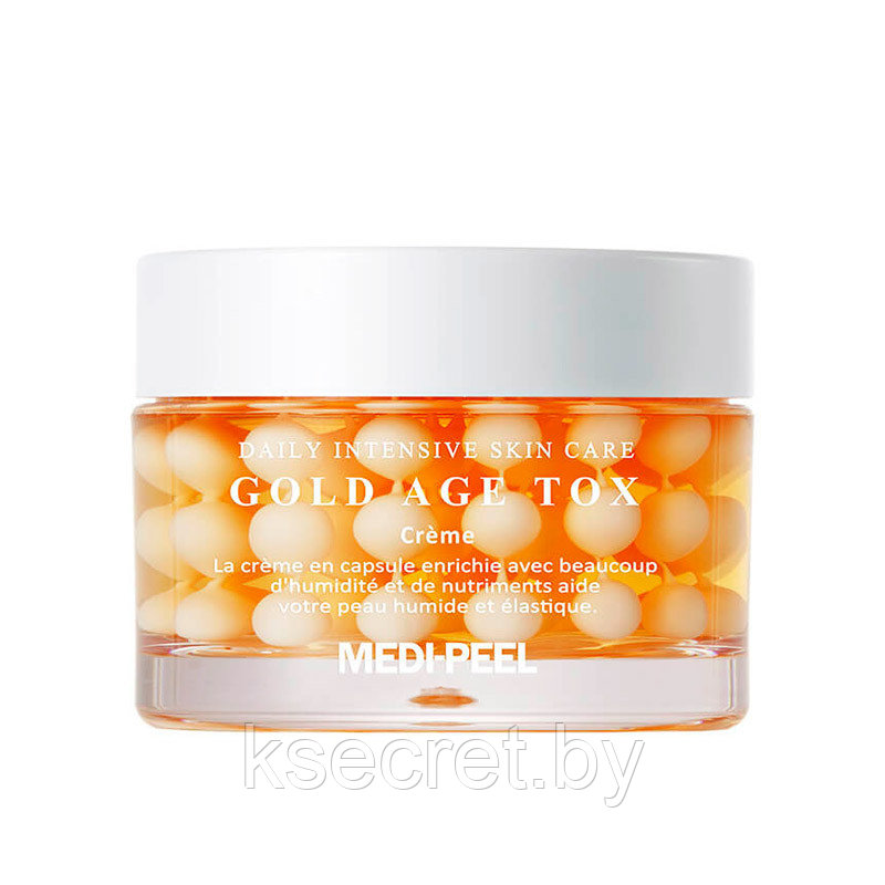 Антивозрастной капсульный крем-филлер с PLA кислотой MEDI-PEEL Gold Age Tox Cream 50 мл - фото 1 - id-p189254584