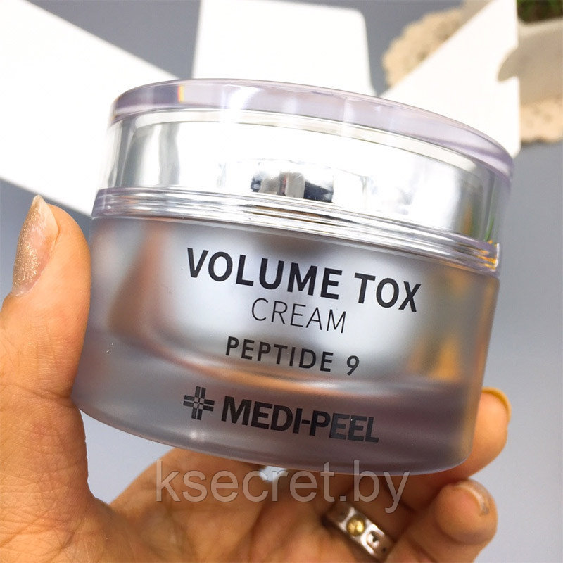 Омолаживающий крем с пептидами MEDIPEEL Volume TOX Cream Peptide 9, 50 мл - фото 4 - id-p189259896
