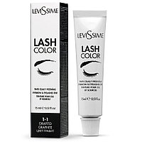 Краска для бровей и ресниц Levissime Lash Color, цвет графит #1-1, 15мл