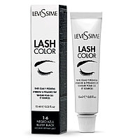 Краска для бровей и ресниц Levissime Lash Color, цвет иссине-черный #1-6, 15мл