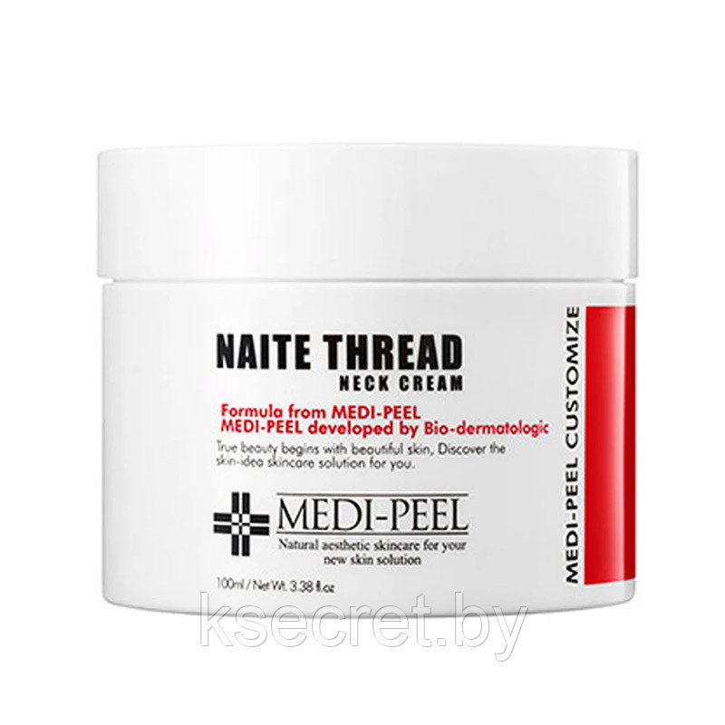 Подтягивающий крем для шеи с пептидным комплексом MEDI-PEEL Naite Thread Neck Cream, 100 мл - фото 1 - id-p189274464