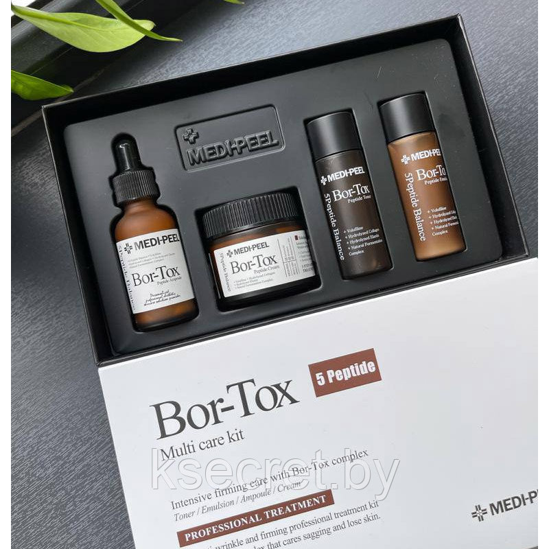 Лифтинг набор с ботокс эффектом MEDI-PEEL Bor-Tox 5 Peptide Multi Care Kit - фото 3 - id-p189278849