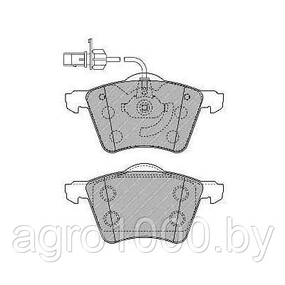 КОЛОДКИ ТОРМОЗНЫЕ ДИСКОВЫЕ FDB1484VR DN - фото 1 - id-p6929121