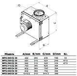 Вытяжной вентилятор MPS 280 E2 20, фото 4