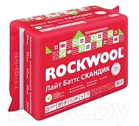 Плита теплоизоляционная Rockwool Лайт Баттс Скандик 800x600x50