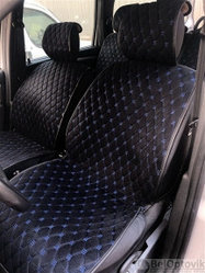 Модельные автонакидки на передние сиденья (велюровый комплект) PREMIUM без боковой части    ПОДУШКА В ПОДАРОК