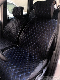 Модельные автонакидки на передние сиденья (велюровый комплект) с боковой частью PREMIUM    ПОДУШКА В ПОДАРОК