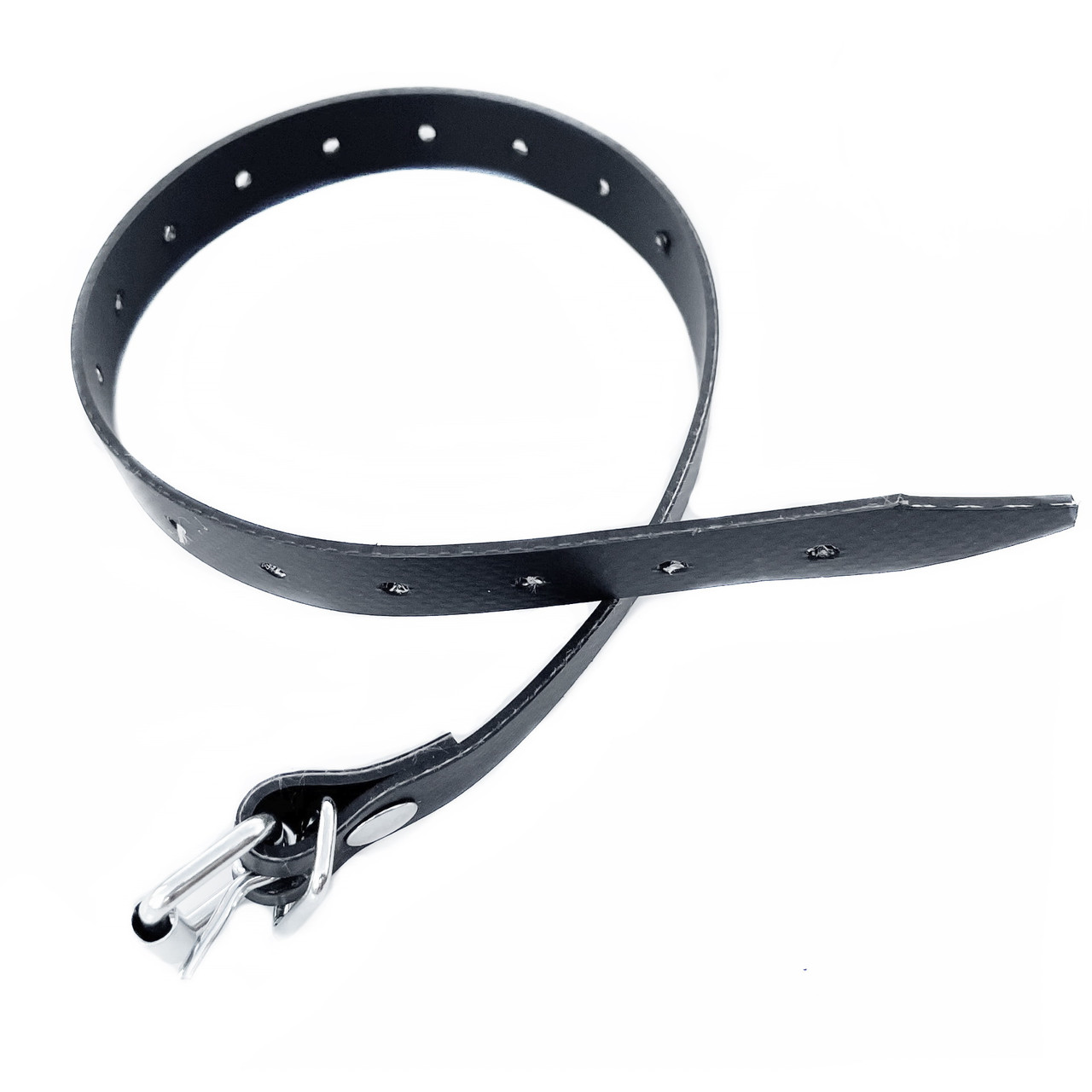 Ремешок ПВХ с пряжкой, L-350 мм, чёрный, Bozamet 40.350.20C