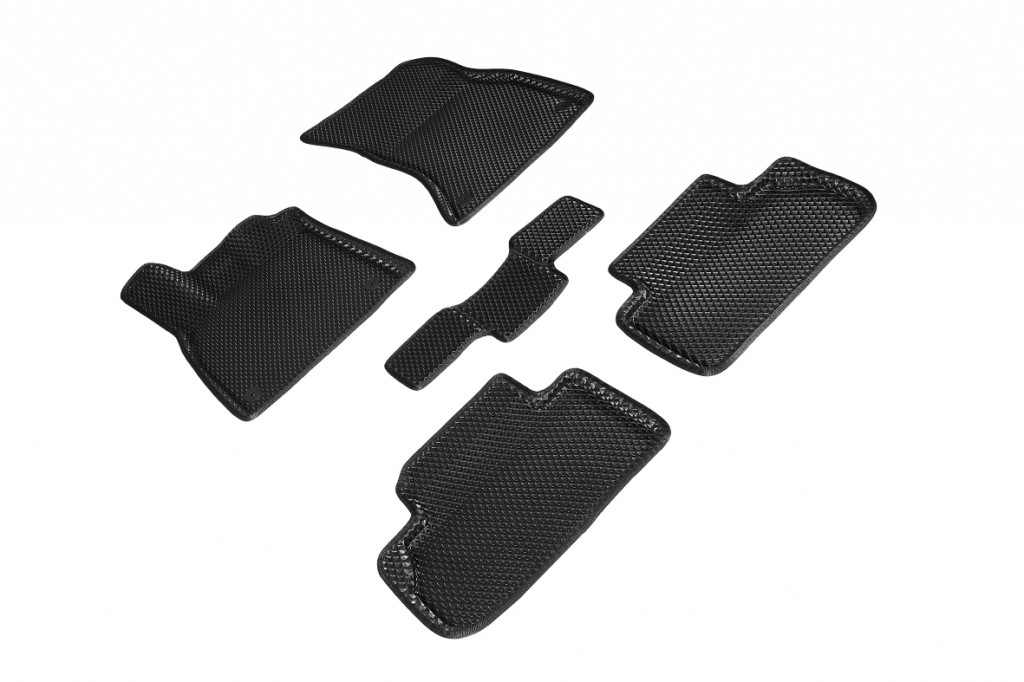 Коврики салона EVA 3D соты для Audi Q5 II Rest 2021- Черные - фото 1 - id-p189296359