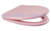 Орио Пластик Крышка для унитаза универсальная "Орио" (розовая) КВ1-3
