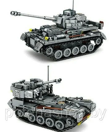 Конструктор Немецкий танк 2в1 Panzer IV 66003 , 803 детали, фото 2