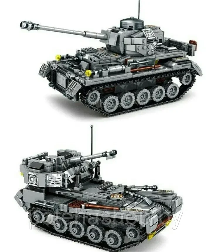 Конструктор Немецкий танк 2в1 Panzer IV 66003 , 803 детали - фото 2 - id-p189336046