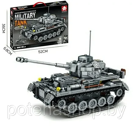 Конструктор Немецкий танк 2в1 Panzer IV 66003 , 803 детали, фото 2