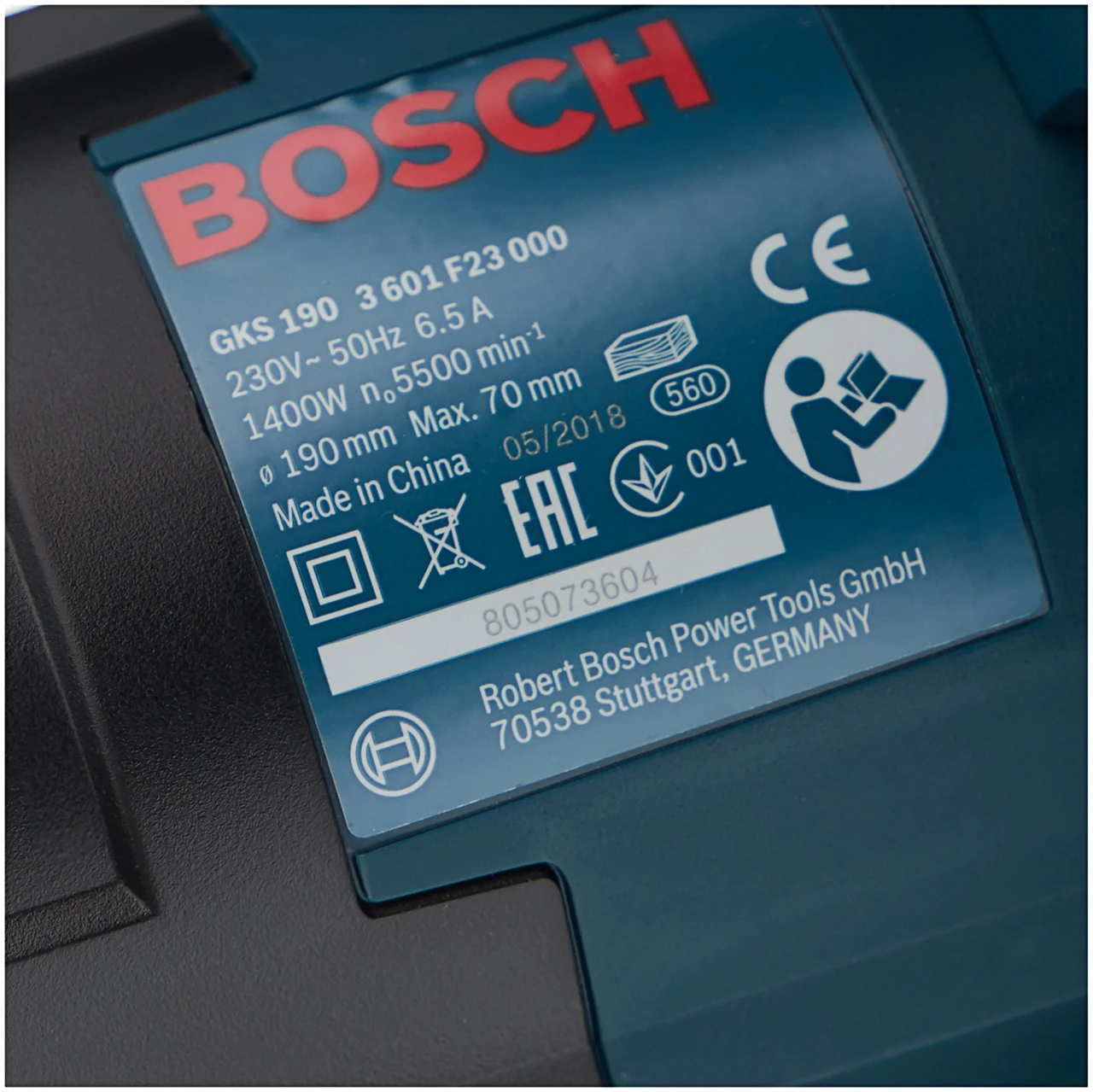 Дисковая (циркулярная) пила Bosch GKS 190 Professional (0601623000) - фото 10 - id-p189336147