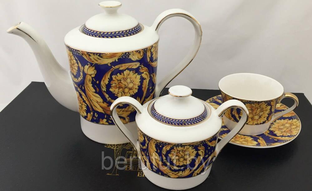 Чайный сервиз с чайником Belvedere BD-16221 на 6 персон
