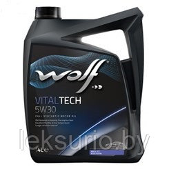 WOLF VitalTech 5W-30 4л моторное масло (Бельгия), фото 2