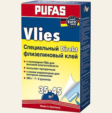 Обойный клей специальный флизелиновый 300 гр. PUFAS Viles Direkt 3602 EURO 3000