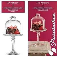 Конфетница / Блюдо на ножке с крышкой Patisserie Pasabahce 96632, фото 2