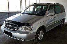 Дефлектор капота - мухобойка, KIA Carnival 2002-2006, VIP TUNING