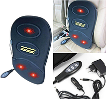 Массажная накидка для автомобиля и офиса с прогревом Robotic Cushion Massage HL-802
