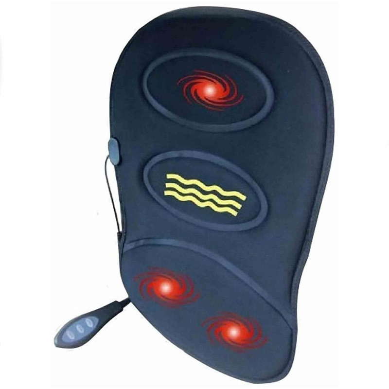 Накидка массажная для автомобиля и офиса с прогревом Robotic Cushion Massage HL-802 - фото 4 - id-p189345880