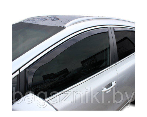 Ветровики вставные AlviStyle Skoda Rapid с 2012 / VW Polo VI Hb 2020 - фото 1 - id-p189346116