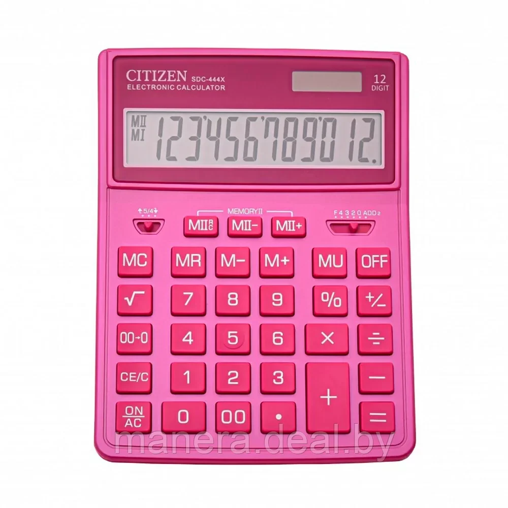 Калькулятор настольный CITIZEN "SDC-444X"