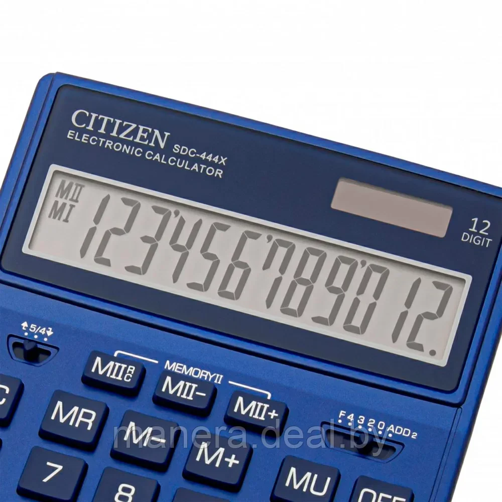 Калькулятор настольный CITIZEN "SDC-444X" - фото 2 - id-p3992235