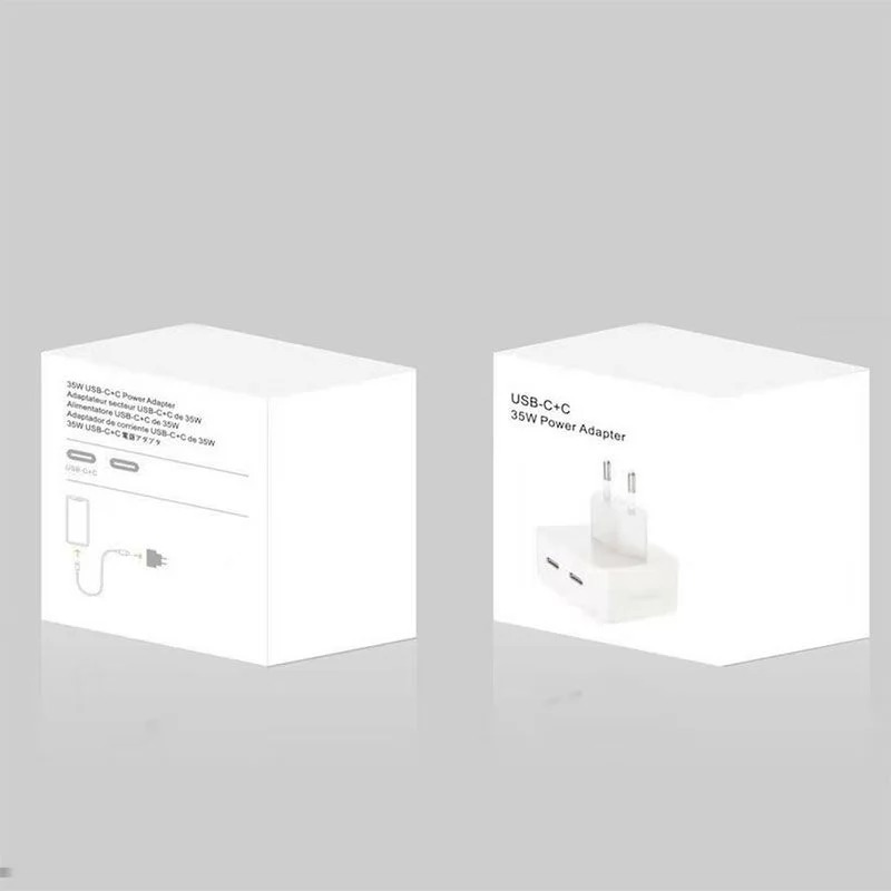 Сетевое зарядное устройство СЗУ для Apple Dual USB-C+C Port A2246 35W MHJE3ZM/A Power Adapter - фото 3 - id-p189346675