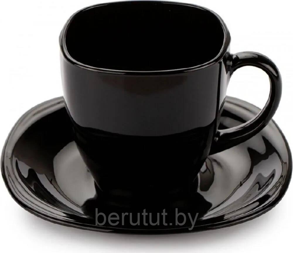 Чайный сервиз на 6 персон Luminarc CARINE BLACK P4672 - фото 3 - id-p189347680