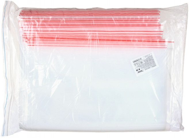 Пакет упаковочный с застежкой (ZipLock) Masterbag АДМ 300*400 мм, 100 шт., 80 мкм - фото 1 - id-p189348175