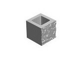 1КБДЛ-ЦП-3-к Камень бетонный доборный лицевой п. 6 серый, фото 2