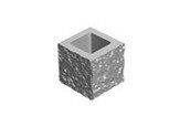 1КБДЛ-ЦП-3-2к Камень бетонный доборный лицевой п. 8 серый, фото 2