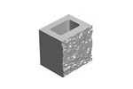 1КБДЛ-ЦП-11-к Камень бетонный доборный лицевой п. 16 серый