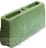 1КБОР-ЦП-2 Камень бетонный обычный рядовой п. 18 зеленый