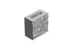 1КБДЛ-ЦП-4-к Камень бетонный доборный лицевой п. 21 серый, фото 2