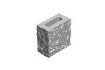 1КБДЛ-ЦП-4-2к Камень бетонный доборный лицевой п. 22 серый