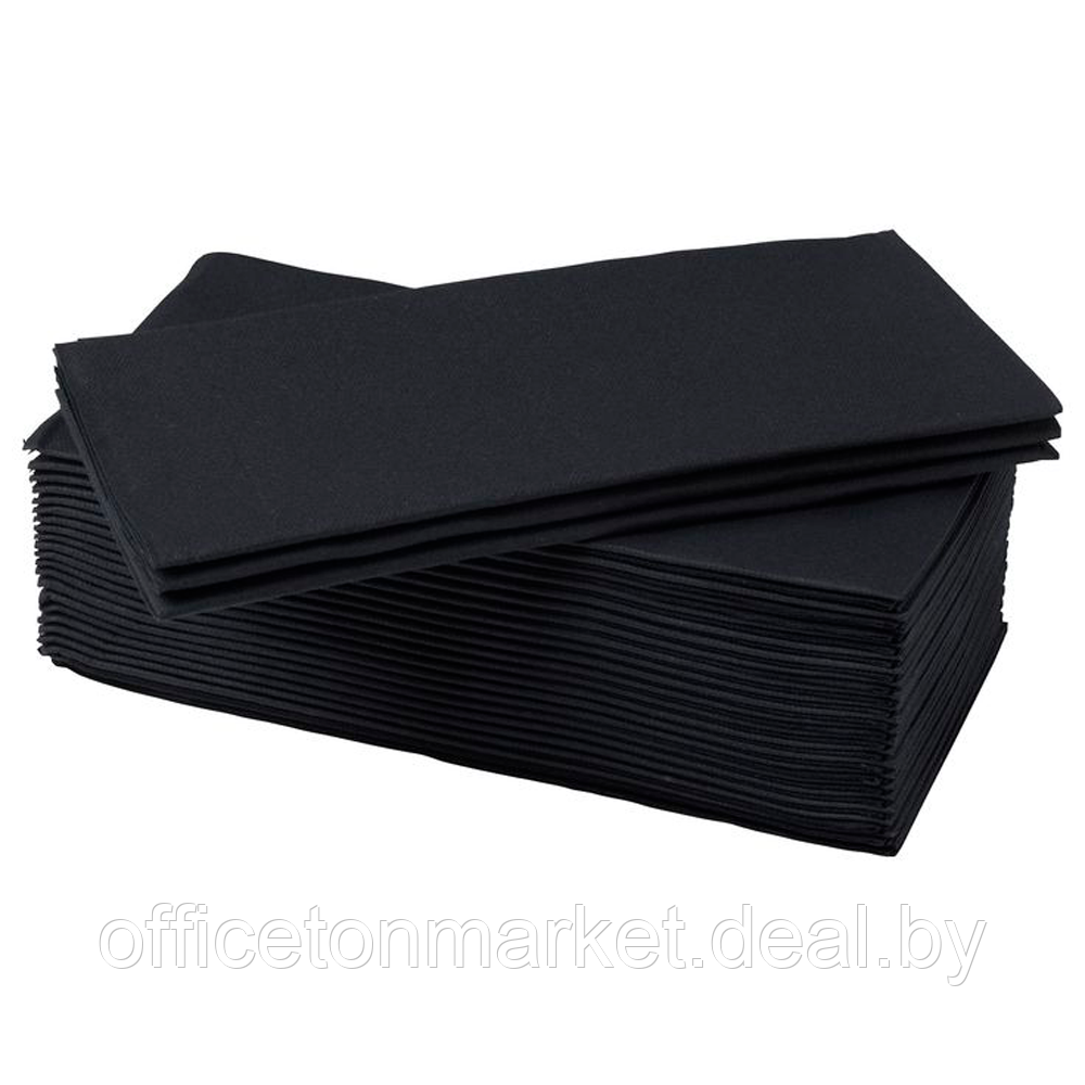 Салфетки бумажные "Бик-пак" 1/8 сложение, 200 шт, 33x33 см, черный - фото 4 - id-p189368840