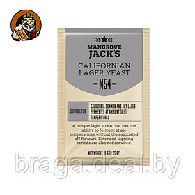 Дрожжи пивные Mangrove Jacks Californian Lager M54, 10 гр.