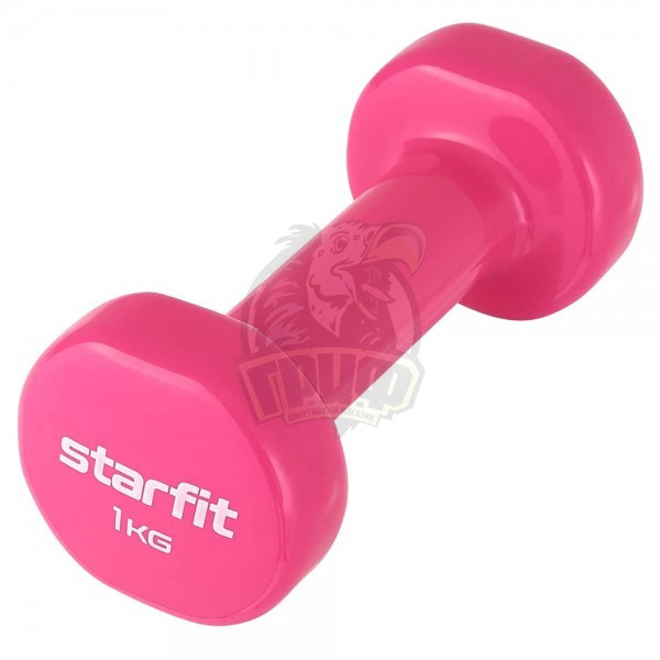 Гантели виниловые Starfit 1.0 кг (пара) (арт. DB-101-1-PI)