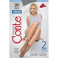 Носки женские Conte Elegant Tension 20 (2 пары) р-р 23-25 natural