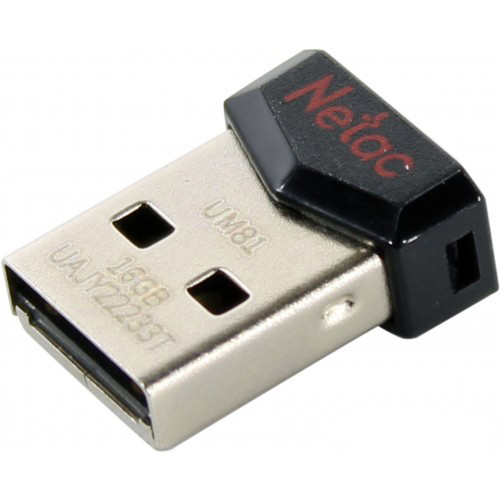 USB Flash накопитель 2.0 16GB Netac UM81 Ultra compact - фото 1 - id-p189170997