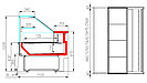 Холодильная витрина Сarboma Bavaria 2 GC110 SM 0,94-1 (с боковинами и стеклом) СТАНДАРТ  0...+7, фото 3