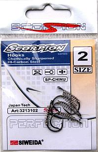 Крючок SIWEIDA SCORPION SPRING-CHINU №2BLN W/R (5шт.)