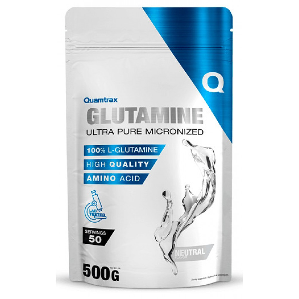 Аминокислоты и BCAA Quamtrax Nutrition L-Glutamine 500 г - фото 1 - id-p189449305