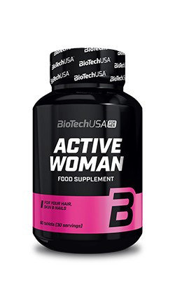 Витамины, минералы и жирные кислоты BioTechUSA Витамины Active Woman For Her 60 таб, фото 2