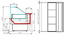 Холодильная витрина Сarboma Bavaria 2 GC110 SL 2,0-1 (с боковинами и стеклом) СТАНДАРТ   до -18, фото 3